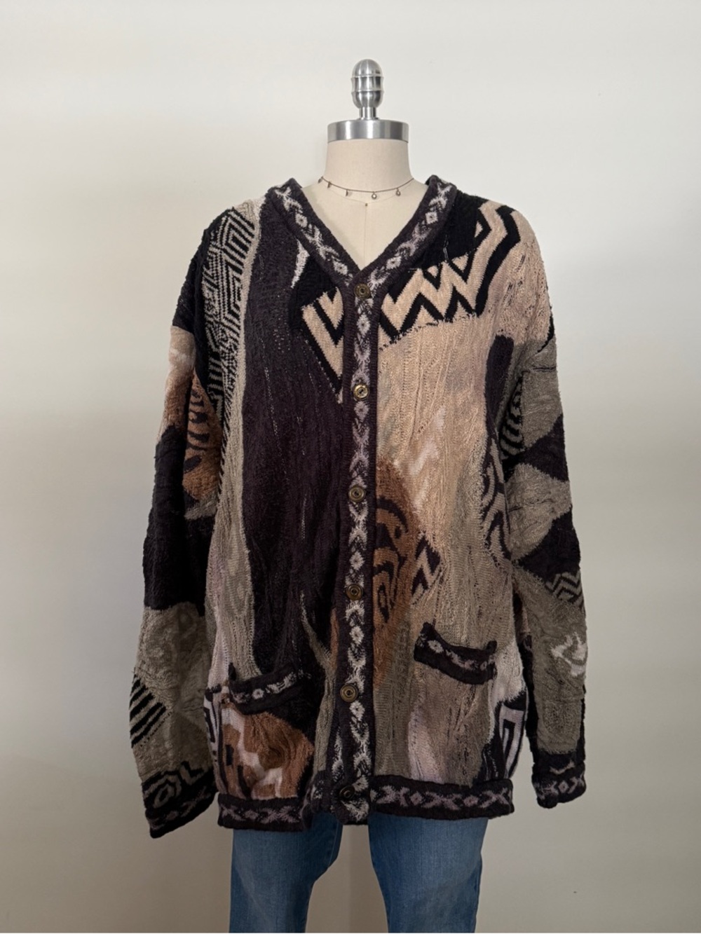 Vintage Coogi Multicolor Cardigan